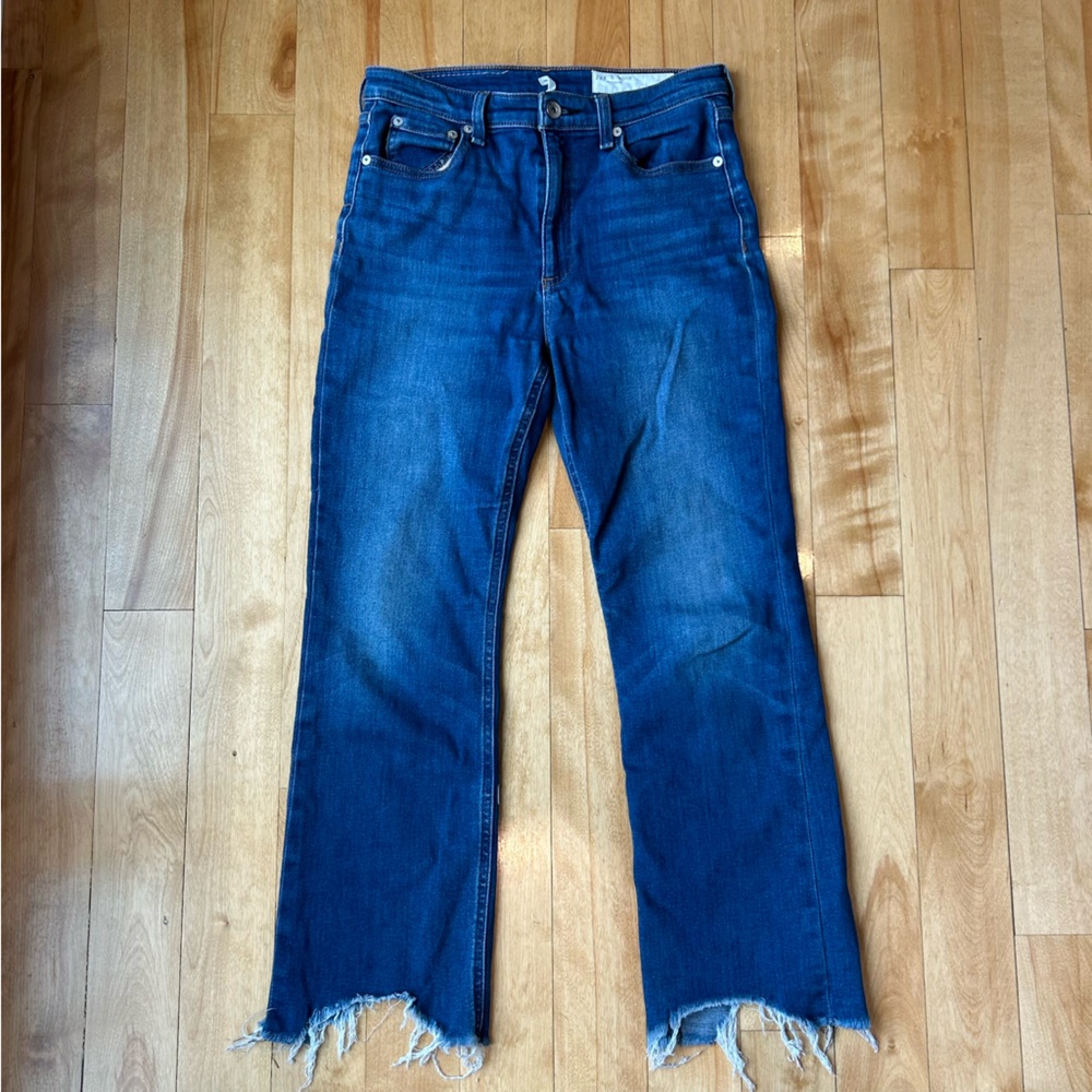 rag & bone Nina High-Rise Ankle Flair size 27